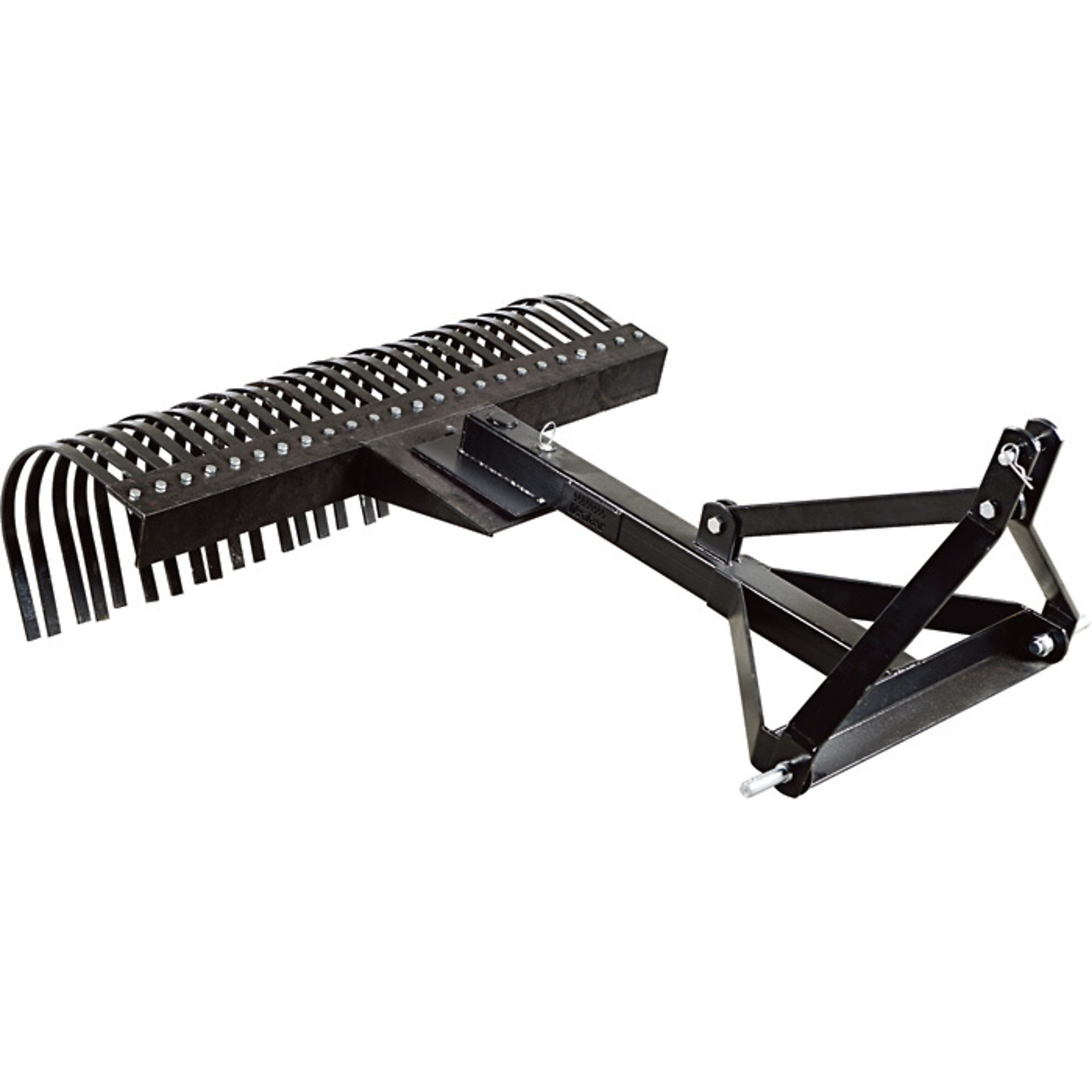 Field Tuff 3-Point Landscape Rake - 60in. Working Width, 30 Heavy-Duty Tines, Category 1, Model# FTF-60LSR3PT